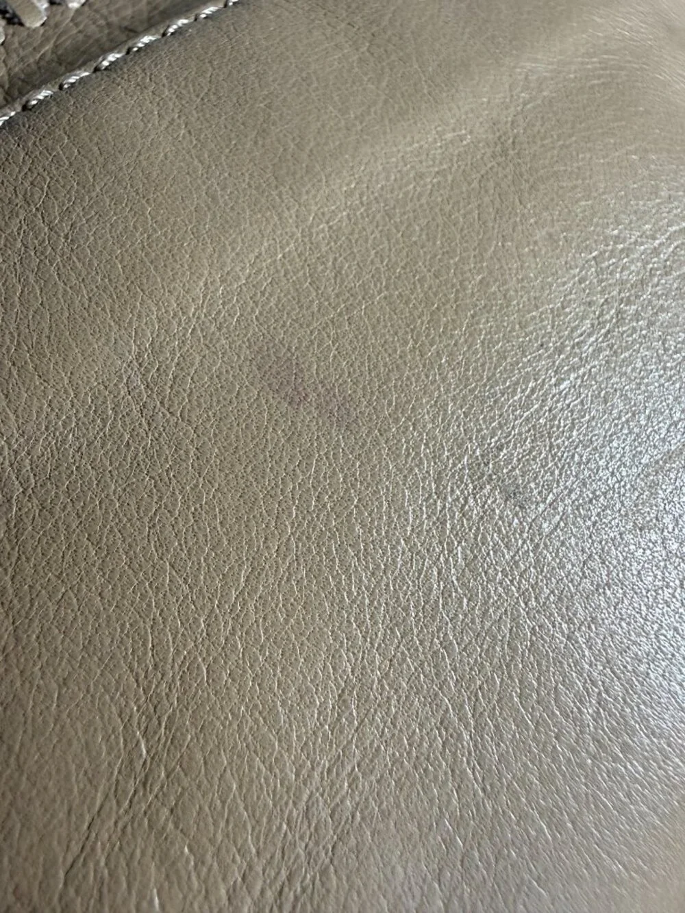 Botkier New York Beige Leather Crossbody Bag Whipstitch Tassel